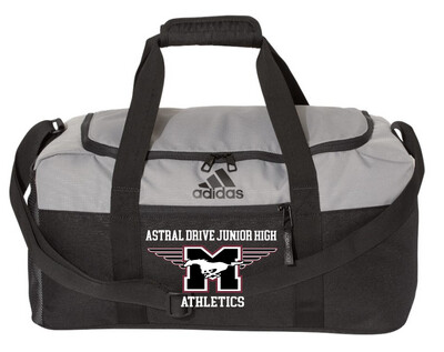 Astral Drive Junior High - Black/Grey ADJH Athletics Logo Adidas Duffel Bag