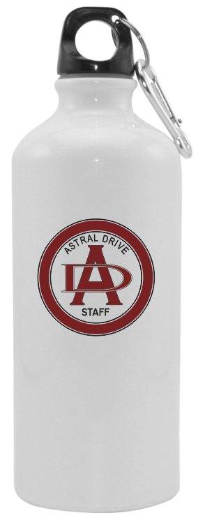 Astral Drive Junior High - Astral Drive Staff Aluminum Water Bottle