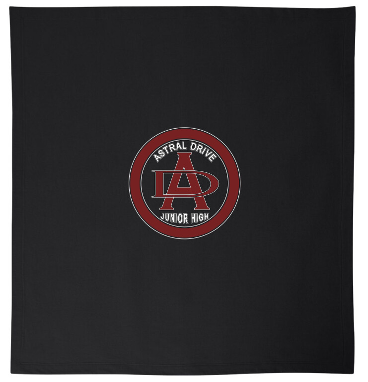 Astral Drive Junior High - Black Astral Drive Logo Fleece Stadium Blanket