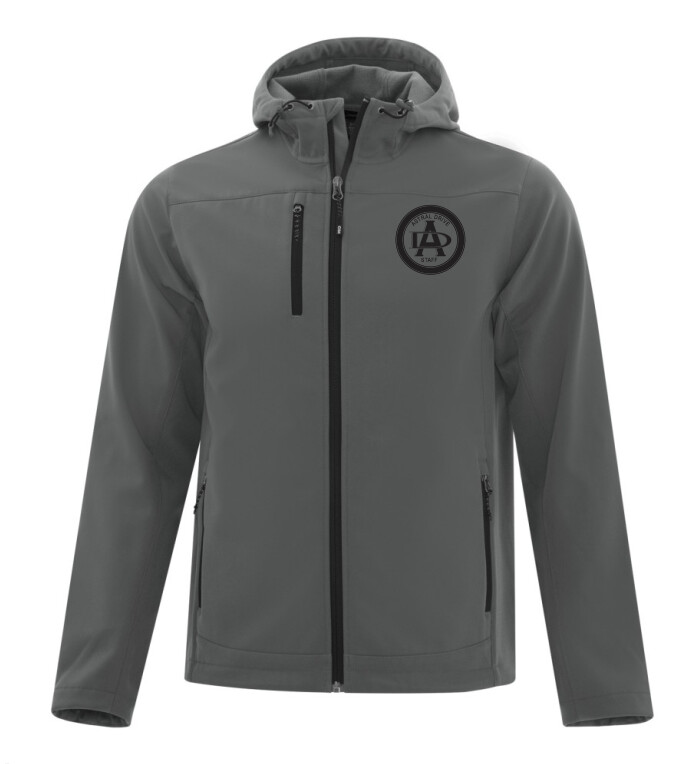 Astral Drive Junior High - Men&#39;s Grey Astral Drive Staff Soft Shell Jacket