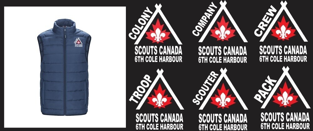 6th Cole Harbour Scouts - Men's Puffer Vest