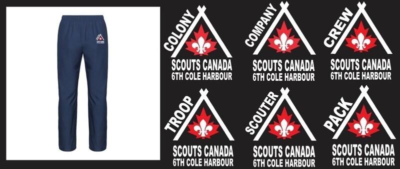 6th Cole Harbour Scouts - Men&#39;s Track Pants