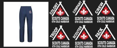 6th Cole Harbour Scouts - Youth Track Pants