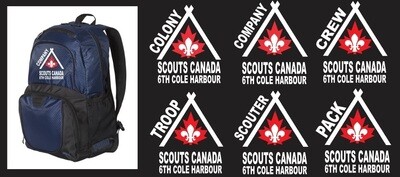 6th Cole Harbour Scouts - Navy Puma Bag