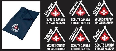 6th Cole Harbour Scouts - Navy Blanket