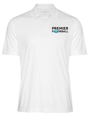Premier Floorball - Men's White Pro Team Sport Shirt