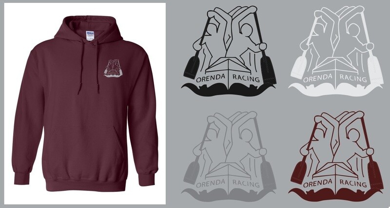 Orenda Canoe Club - Maroon Orenda Logo Hoodie