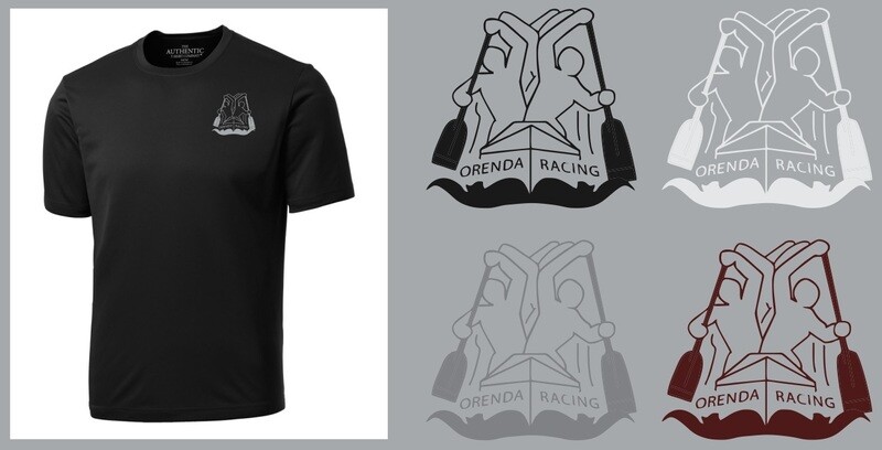Orenda Canoe Club - Black Short Sleeve Moist Wick