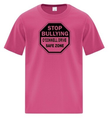 O'Connell Drive Elementary - Stop Bullying Cotton T-Shirt (Black Logo)