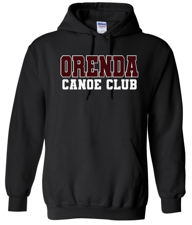 Orenda Canoe Club - Black Orenda Canoe Club Hoodie