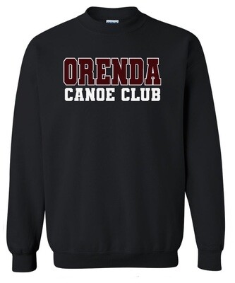 Orenda Canoe Club - Black Orenda Canoe Club Crewneck