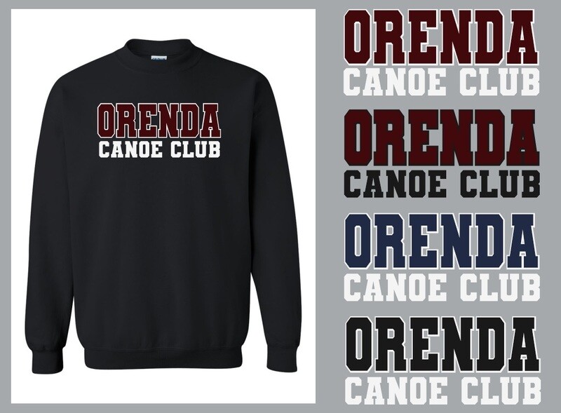 Orenda Canoe Club - Black Orenda Canoe Club Crewneck