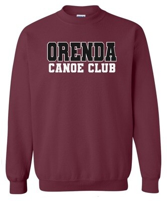 Orenda Canoe Club - Maroon Orenda Canoe Club Crewneck