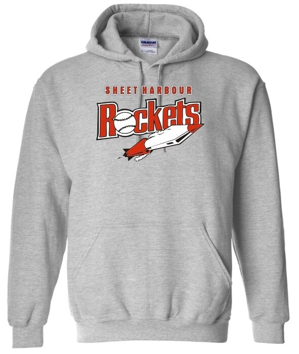 Sheet Harbour Rockets - Sport Grey Hoodie (3 Color Logo)