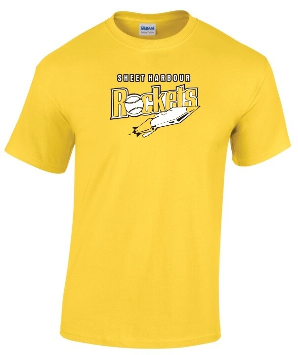 Sheet Harbour Rockets - Yellow T-Shirt
