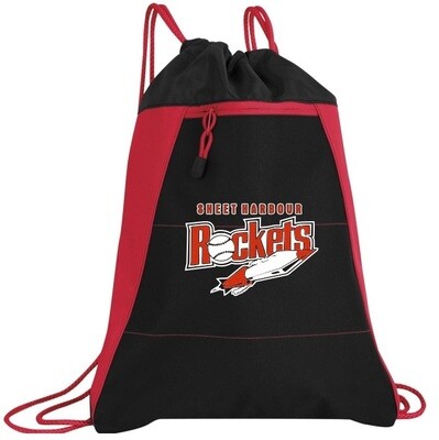 Sheet Harbour Rockets - Red Varcity Cinch Bag