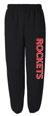 Sheet Harbour Rockets - Black Rockets Sweatpants (Down Leg)