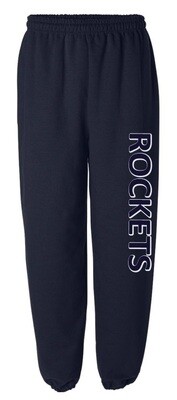 Sheet Harbour Rockets - Navy Rockets Sweatpants (Down Leg)