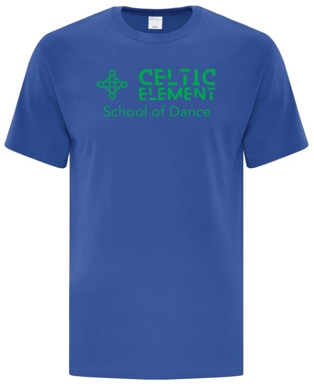 Celtic Element School of Dance - Cotton T-Shirt (Full Chest Logo)