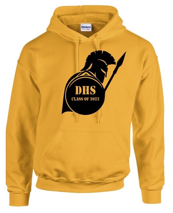 DHS - Yellow Spartan Class of 2022 Hoodie