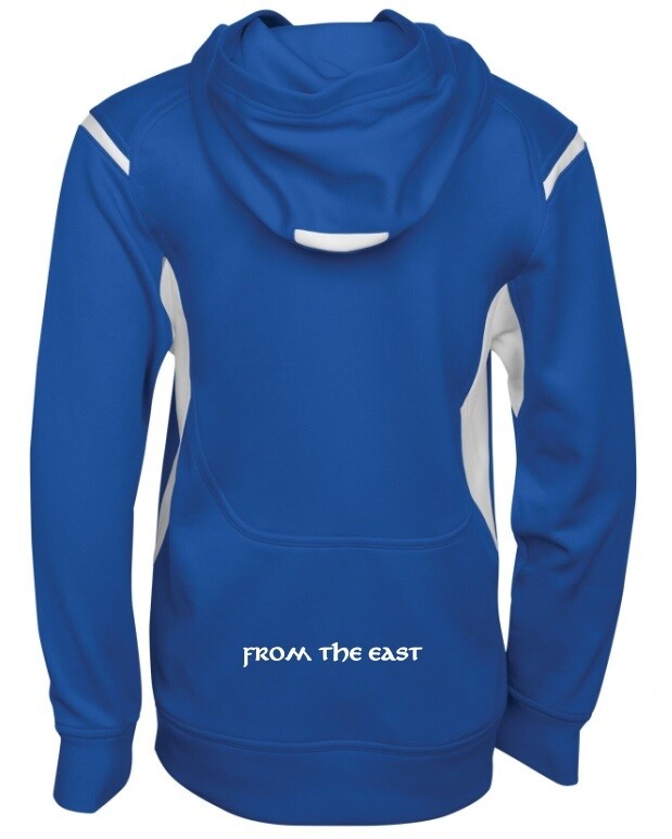 Beast Pro Shop - Royal Blue &amp; White Fleece Pullover Hoodie