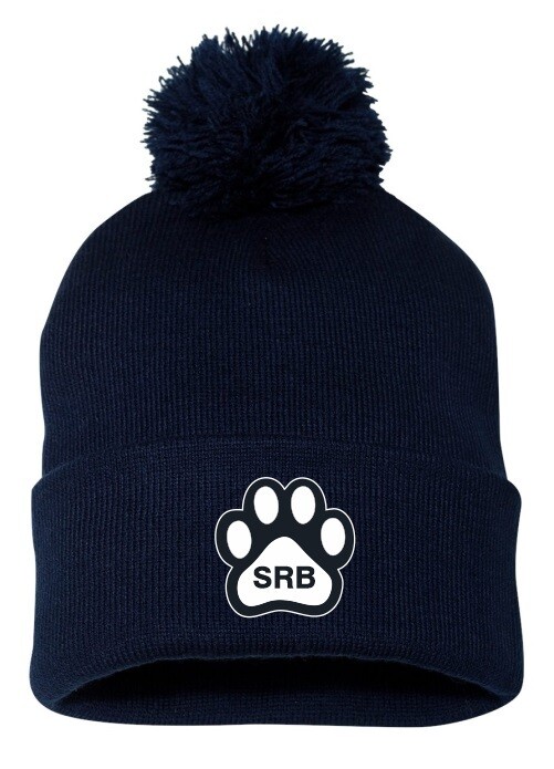 Sir Robert Borden Junior High - Navy Pom-Pom Beanie