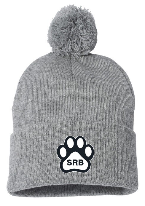 Sir Robert Borden Junior High - Heather Grey Pom-Pom Beanie