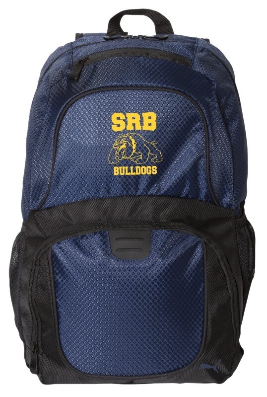 Sir Robert Borden Junior High - Navy Puma Backpack (Yellow Logo)