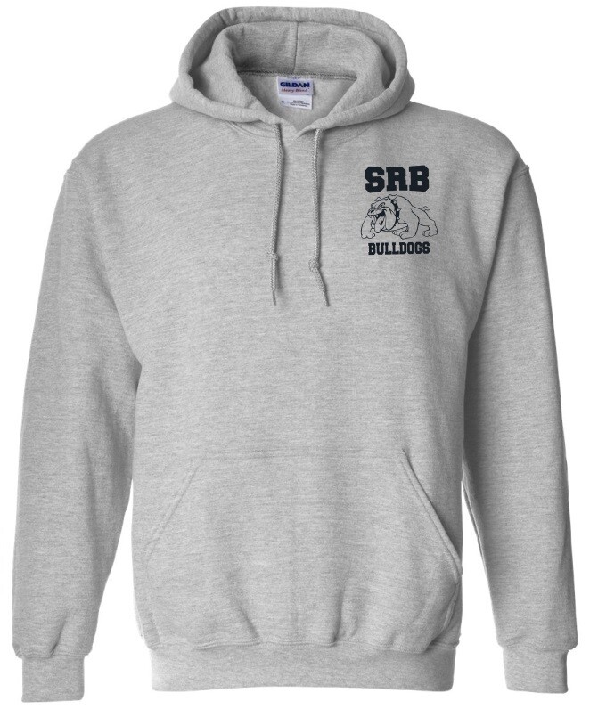 Sir Robert Borden Junior High - Sport Grey Hoodie (Navy Left Chest Logo)
