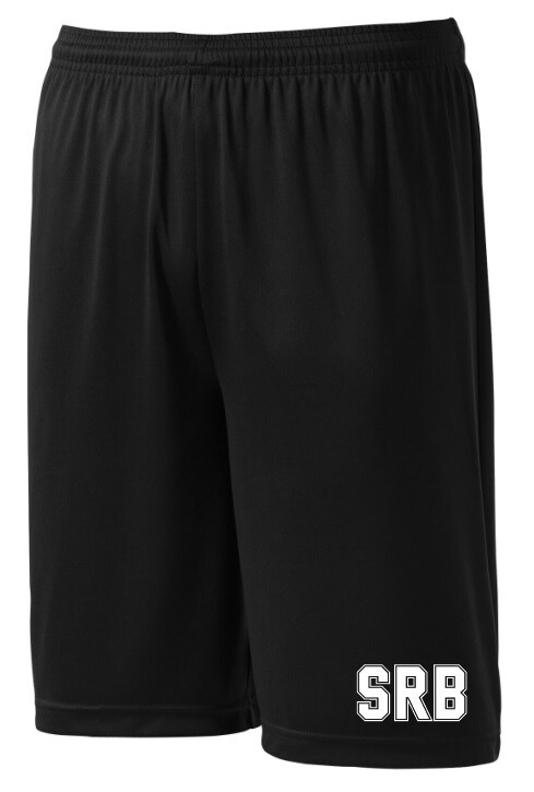 Sir Robert Borden Junior High - Black Shorts (White Logo)