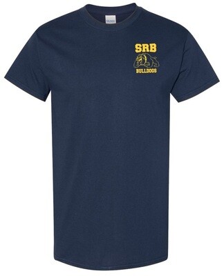 Sir Robert Borden Junior High - Navy T-Shirt (Yellow Left Chest Logo)