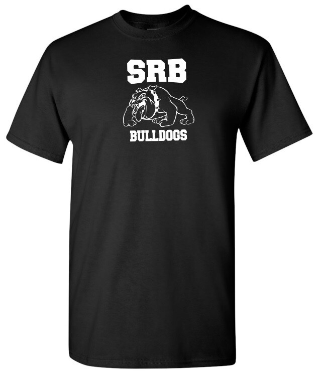 Sir Robert Borden Junior High - Black T-Shirt (Full Chest Logo)