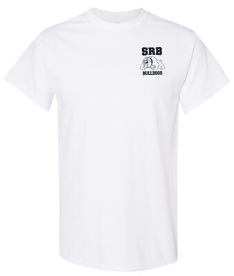 Sir Robert Borden Junior High - White T-Shirt (Left Chest Logo)