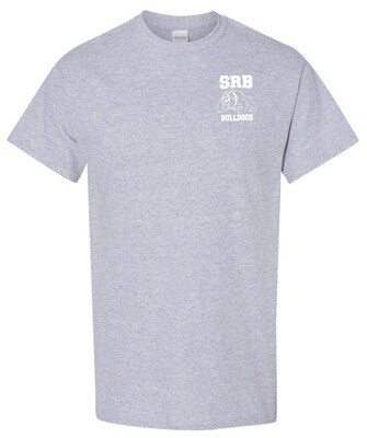 Sir Robert Borden Junior High - Sport Grey T-Shirt (White Left Chest Logo)