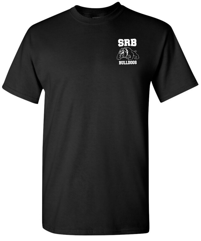 Sir Robert Borden Junior High - Black T-Shirt (Left Chest Logo)