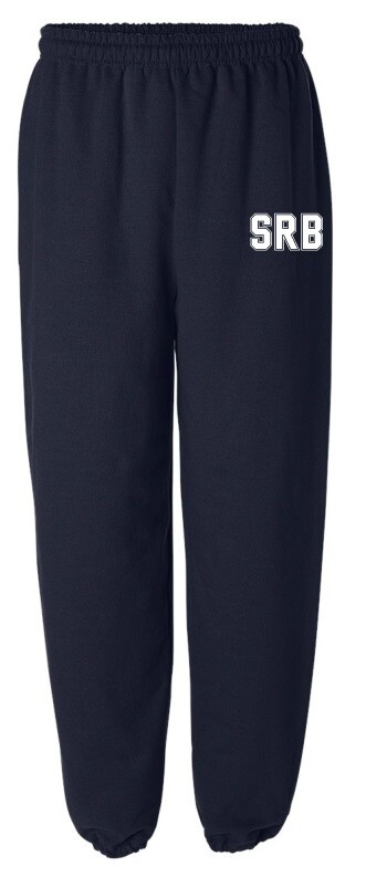 Sir Robert Borden Junior High - Navy SRB Sweatpants (White Logo)