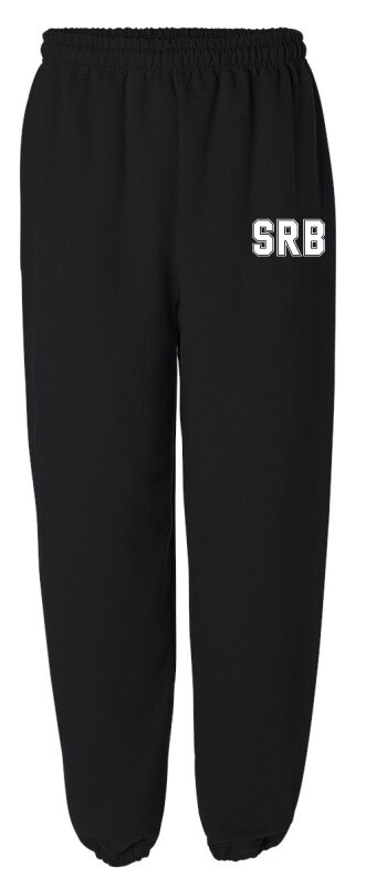 Sir Robert Borden Junior High - Black SRB Sweatpants (White Logo)