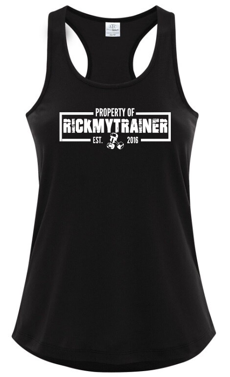 RickMyTrainer -  Property of RickMyTrainer Racerback Tank