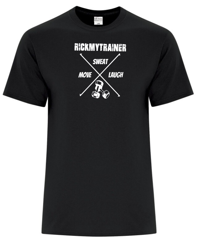 RickMyTrainer - Sweat, Move, Laugh Cotton T-Shirt