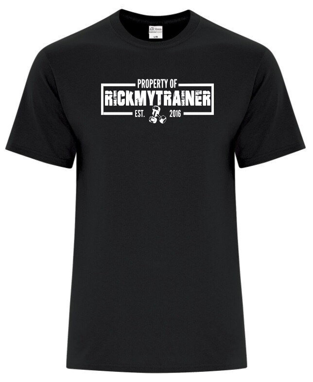RickMyTrainer - Property of RickMyTrainer Cotton T-Shirt
