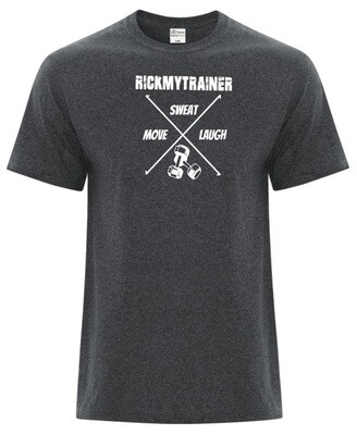RickMyTrainer - Sweat, Move, Laugh Cotton T-Shirt
