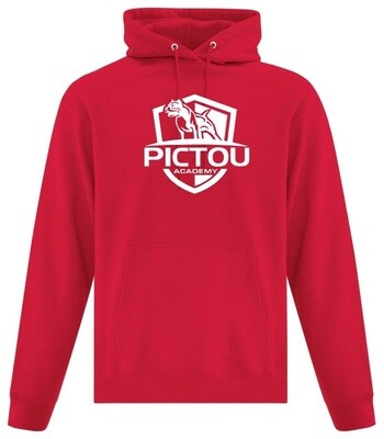 Pictou Academy - Red Pictou Academy Hoodie (Full Chest)