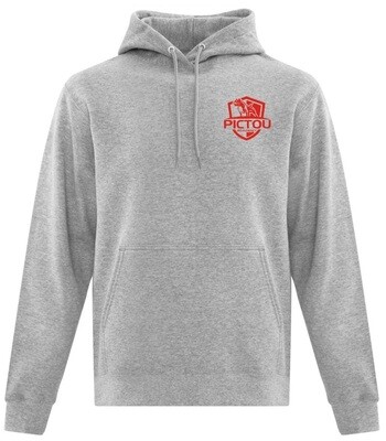 Pictou Academy - Athletic Heather Grey Pictou Academy Hoodie (Left Chest)