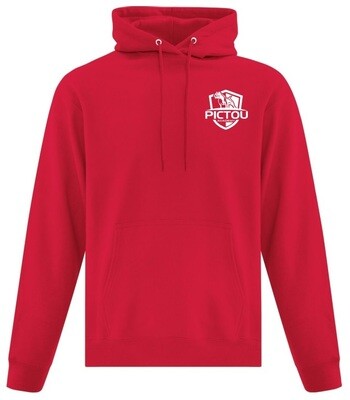 Pictou Academy - Red Pictou Academy Hoodie (Left Chest)