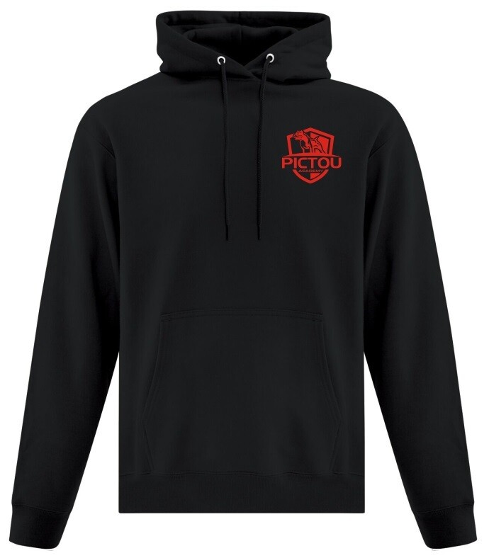 Pictou Academy - Black Pictou Academy Hoodie (Left Chest)