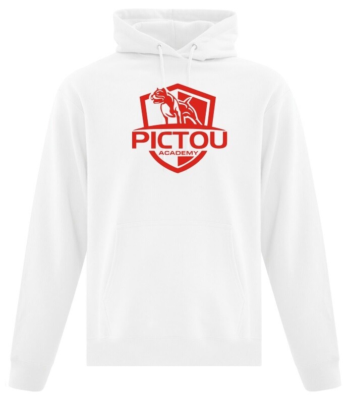 Pictou Academy - White Pictou Academy Hoodie (Full Chest)