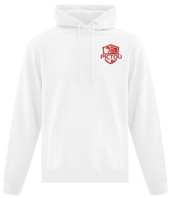 Pictou Academy - White Pictou Academy Hoodie (Left Chest)