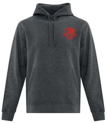 Pictou Academy - Dark Heather Grey Pictou Academy Hoodie (Left Chest)
