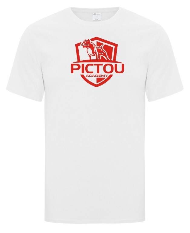 Pictou Academy - White Pictou Academy T-Shirt (Full Chest)