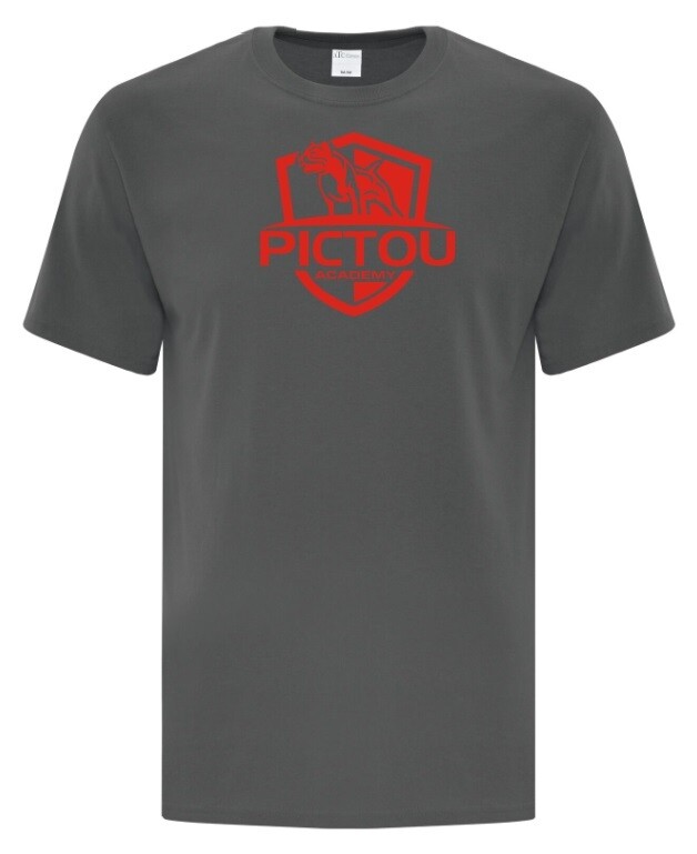 Pictou Academy - Coal Grey Pictou Academy T-Shirt (Full Chest)